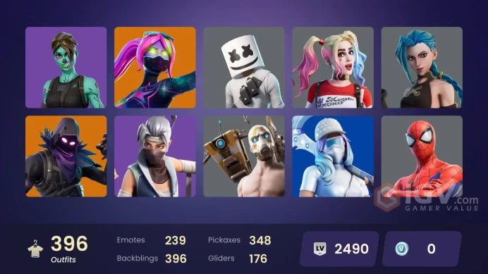 [PC/XBOX] 396 skins | Leviathan Axe |Neo Versa | Gold Meowscles | Gold Midas | Gold Brutus | Sultura | Jill Valentine | Keri Commander | Aloy 
