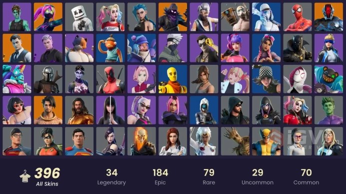 [PC/XBOX] 396 skins | Leviathan Axe |Neo Versa | Gold Meowscles | Gold Midas | Gold Brutus | Sultura | Jill Valentine | Keri Commander | Aloy 