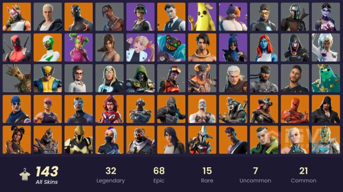 [PC/PSN/XBOX] 143 skins | OG STW | Travis Scott | Gold Meowscles | Gold Midas | Gold Brutus | Trailblazer | Tart Tycoon 