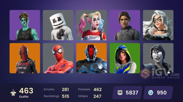[PC/PSN/XBOX] 463 skins | Keri Commander | Naruto Uzumaki | Tart Tycoon | Recon Champion | Subzero Cryptic | FNCS 3:1 Champion | Nezumi 