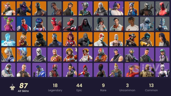 [PC/PSN/XBOX] 87 skins | Travis Scott | The Reaper | Elite Agent | Astro Jack | Prodigy | Blue Striker | Rogue Agent | Havoc