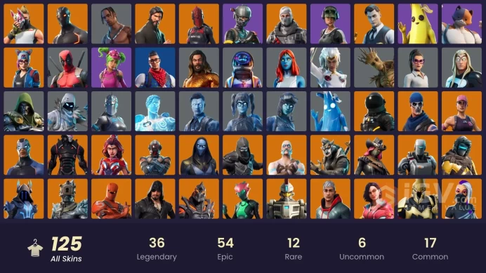 [PC/PSN/XBOX] 125 skins | OG STW | Travis Scott | The Reaper | Elite Agent | Blue Team Leader | Astro Jack | Omega (stage 5) | Gold Brutus 