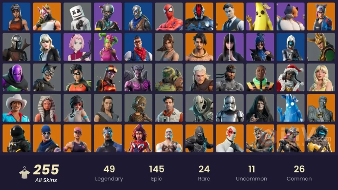 [PC/XBOX] 255 skins | OG STW | Renegade Raider | Blue Squire | Elite Agent | Blue Team Leader | Carbon Commando | Blue Striker 