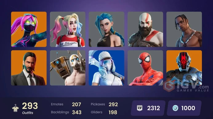 [PC/PSN/XBOX] 292 skins | Neo Versa | Travis Scott | Gold Midas | Gold Kratos | Sultura | Vivi Chroma | Carbon Commando