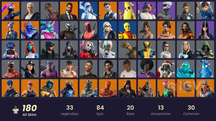 [PC/PSN/XBOX] 180 skins | OG STW | Travis Scott | Astro Jack | Leviathan Axe | Gold Midas | Gold Meowscles | Naruto Uzumaki | World Warrior