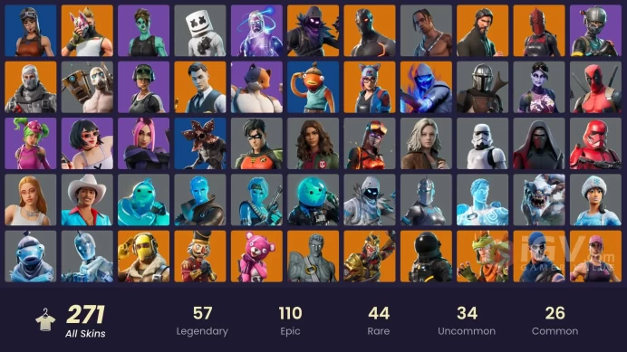 [PC/XBOX] 270 skins | OG STW | Travis Scott | Galaxy | The Reaper | Elite Agent | Gold Meowscles | Gold Midas | Gold Brutus