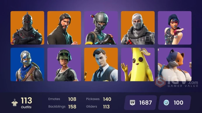 [PC/XBOX] 107 skins | OG STW | Black Knight | Sparkle Specialist | The Reaper | Blue Squire | Royale Knight | Elite Agent | Blue Team Leader