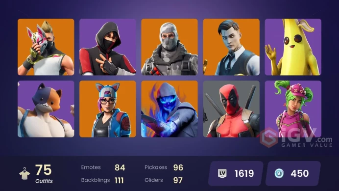 [PC/PSN/XBOX] 75 skins | IKONIK | Gold Brutus | Gold Midas | Sub Commander | Havoc | Hybrid | Drift | Carbide | Paradigm (Reality-659) 