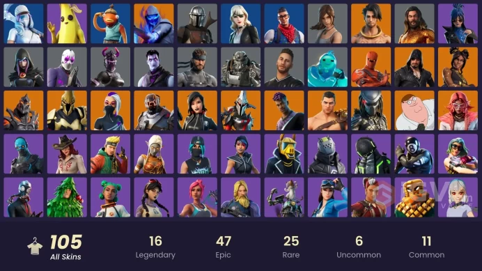 [PC/PSN/XBOX] 105 skins | Leviathan Axe | Cloud Striker | Subzero Cryptic | Carbon Commando | Vivi Chroma | Trilogy | Point Patroller