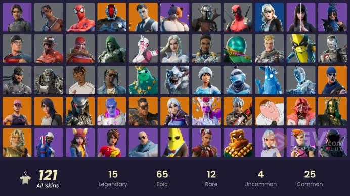 [PC/XBOX] 121 skins | OG STW | Travis Scott | Gold Midas | Point Patroller | Predator | Hades | Peter Griffin | Ronin | Torin 