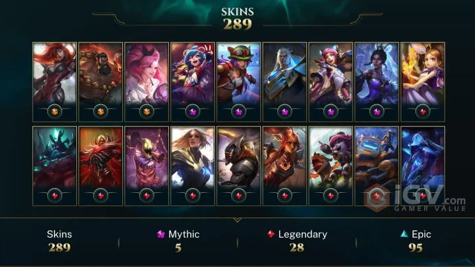 EUW -(S16) PLATIN 4(60LP) %100WR - 172 Champ - 289 Good Skins(3 Ultimate, 5 Mythic 28 Legendary, 95 Epic) - 189K BE - S1 ACCFULL ACCES - CHEAP