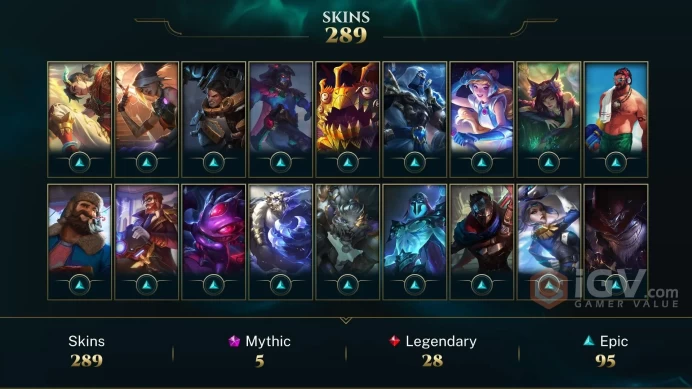 EUW -(S16) PLATIN 4(60LP) %100WR - 172 Champ - 289 Good Skins(3 Ultimate, 5 Mythic 28 Legendary, 95 Epic) - 189K BE - S1 ACCFULL ACCES - CHEAP