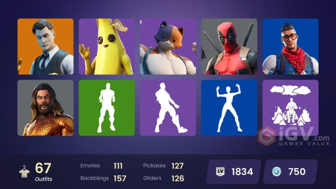 [Code A95] [PC] 67 skins | Gold Midas | Gold Brutus | Blue Striker | Subzero Cryptic | Prodigy | Eternal Knight | Gear Specialist Maya | Blackhe