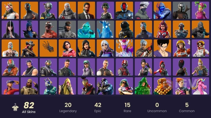  Fortnite Account [PC] 82 skins | Elite Agent | Havoc | Sub Commander | Trailblazer | Rogue Agent | Valor | Calamity | The Foundation | Torin | 