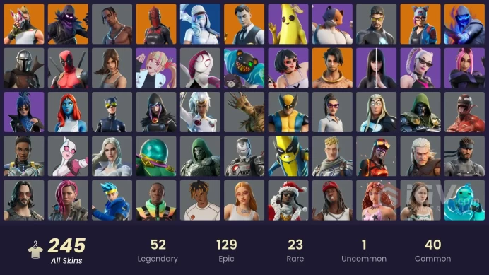 [PC/Nintendo] 223 skins | Travis Scott | OG STW | Parental Controls | Rogue Agent | Cactus Jack | Basic Basher | Reaper |