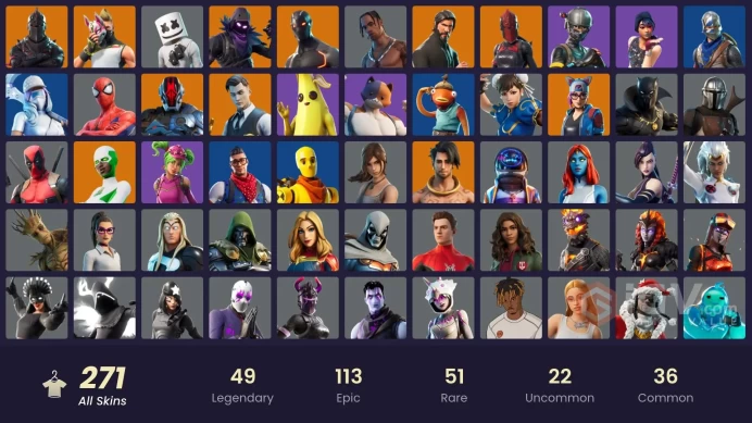 [PC/Nintendo] 270 skins | Black Knight | Travis Scott | Sparkle Specialist | OG STW | The Reaper | Blue Squire | Royale Knight | 
