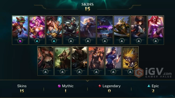Cuenta LOL LAN | Nivel 44 | 15 Skins | Full Access