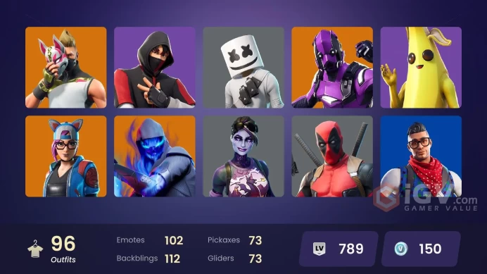 [PC] 97 skins | Dark Vertex | Eon | IKONIK | Spike | Blue Striker | Rogue Agent | Prodigy | Stage 4 | Y406