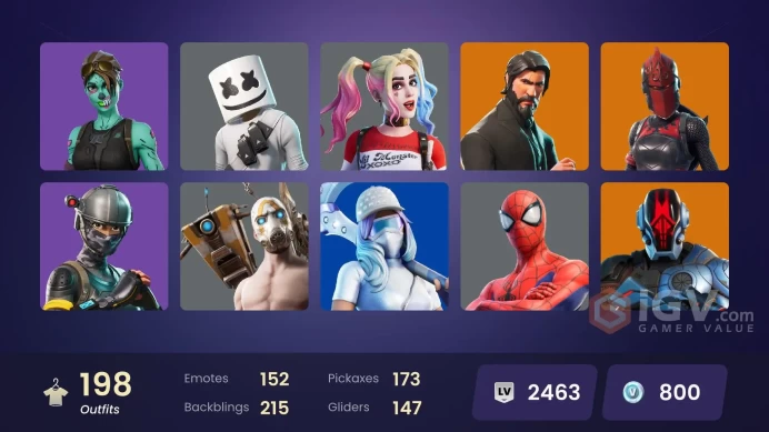 [PC/PSN/XBOX] 199 skins | OG STW | The Reaper | Elite Agent | Merry Mint Axe | Leviathan Axe | Grind | Rainbow Racer | Y407
