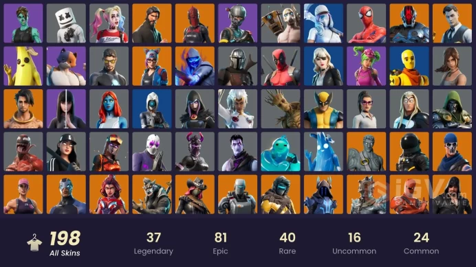 [PC/PSN/XBOX] 199 skins | OG STW | The Reaper | Elite Agent | Merry Mint Axe | Leviathan Axe | Grind | Rainbow Racer | Y407