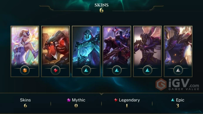 [Code A121] Level 38 + 6 Skins / Euw / Very Cheap