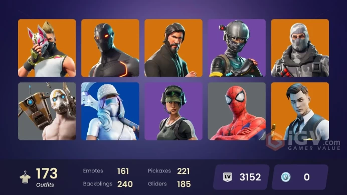 FA / 169 SKINS / THE REAPER / ELITE AGENT / GOLD BRUTUS / GOLD MIDAS / OMEGA (STAGE 5) / SUB COMMANDER / TRAILBLAZER / OG STW