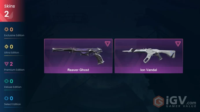 | EU | 2 SKINS | VALUE: 3550 VP | Ion Vandal | Reaver Ghost | RANKED READY | 49 LEVEL | INSTANT DELIVERY | FULL ACCESS | Fo8NF |