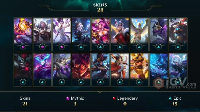 EUW / S16 GOLD I / 70 CHAMPS / 22 SKINS / 58W/60L / 45%+WR / HONOR 3 / CHANGEABLE EMAIL / 5 MIN. 24/7 DELIVERY 