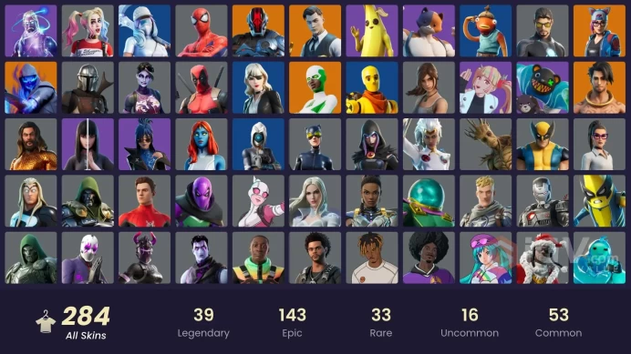 [PC/PSN/XBOX/NIN] 284 skins | OG STW | Galaxy | Gold Midas | Gold Brutus | Gold Meowscles | Elite Zadie | Vulture | Eternal Knight | 4600 VB