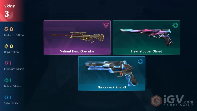 | LATAM | 3 SKINS | VALUE: 1775 VP | Valiant Hero Operator | RANKED READY | 88 LEVEL | INSTANT DELIVERY | FULL ACCESS | FGSyy |