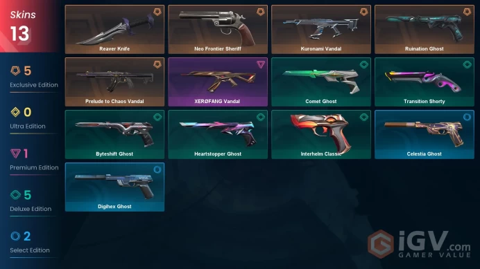 [Code A120] Level 163 + 13 Skins / Europe / Very Cheap