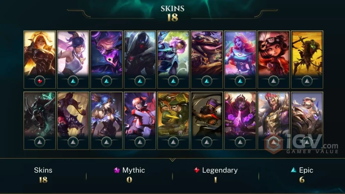 [EUW] S2026 - Diamond 2 -66LP- 54 Winrate - 11K Be - Honor 5 - 132 Champ - 20Skin - Instant Delivery