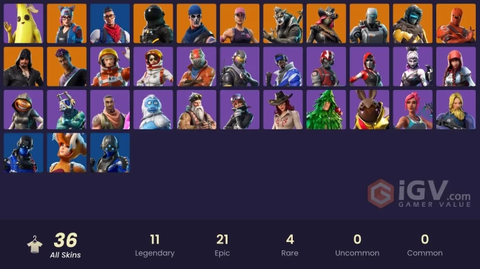 [PC/PSN/XBOX] FA 36 SKINS | OG STW | RUST LORD | DARK VOYAGER | PEELY | TAKE THE L | HOT MARAT | ORANGE JUSTICE | ROGUE AGENT |