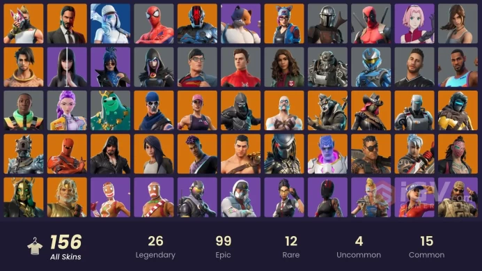 [PC/PSN/XBOX] FA 156 SKINS | OG STW | MERRY MARAUDER | LARA CROFT | DEADPOOL | AGENT PEELY | HOT MARAT | ORANGE JUSTICE | ROGUE AGENT |