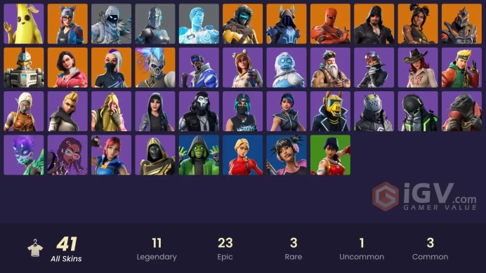 [PC/PSN/XBOX] FA 41 SKINS | LYNX | GRIND | CLUTCH | BLUE STRIKER | ONESIE | PEELY | LAGUNA | TAKE THE ELF | BOOGIE DOWN | HOT MARAT | TROG |