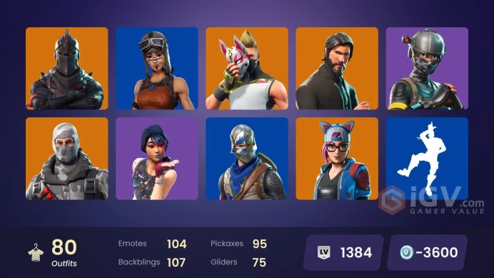 FA - [PC/PSN/XBOX] 80 skins | Renegade Raider | Black Knight | Sparkle Specialist | The Reaper | Blue Squire | Elite Agent | Take The L | Floss