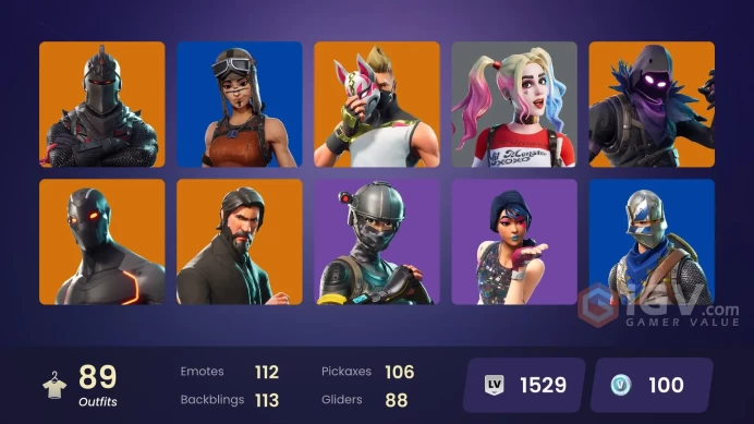 FA - [PC/XBOX] 89 skins | Renegade Raider | Black Knight | Sparkle Specialist | The Reaper | Blue Squire | Elite Agent | Take The L | Candy Axe