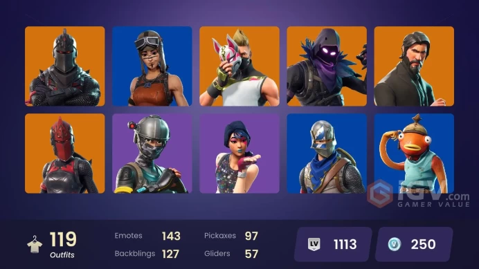 FA - [PC/PSN/XBOX] 119 skins | Renegade Raider | Black Knight | Sparkle Specialist | The Reaper | Blue Squire | Elite Agent | Blue Team Leader