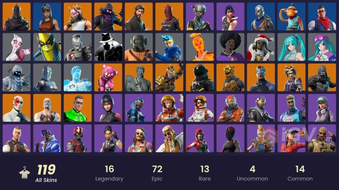 FA - [PC/PSN/XBOX] 119 skins | Renegade Raider | Black Knight | Sparkle Specialist | The Reaper | Blue Squire | Elite Agent | Blue Team Leader