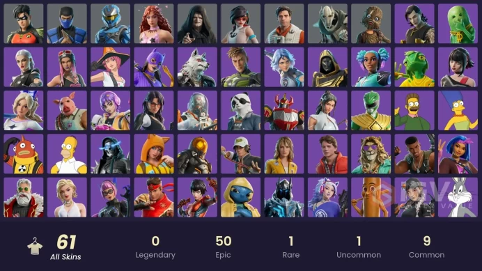 | 60 SKINS | 1800 VBUCKS | FULL ACCESS | EMAIL CHANGEABLE | CHEAP PRICE + MORE VBUCKS