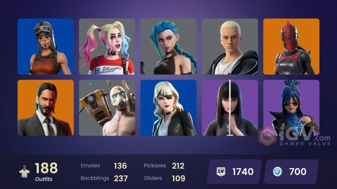 PC/PSN/Xbox/Nintendo 188 skins | Arcane Jinx | Renegade Raider | Cobalt Snowfoot | Zeus | Red Knight | Hades | Spectra Knight | Peter Griffin | 