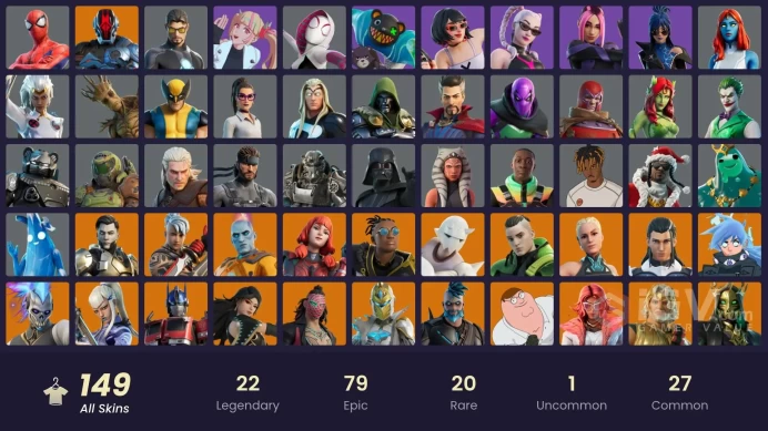 11791/PC/XBOX|Tony Stark/The Foundation/Spider-Man/Spider-Gwen|Vivi Chroma|Sultura|Subzero Cryptic|Trilogy|Fixer|Lina Scorch|Point Patroller