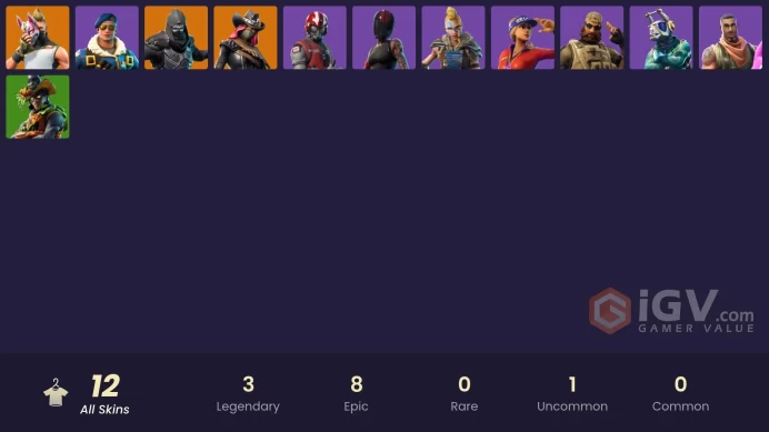 [PC/PSN/XBOX] 12 skins | Royale Bomber | Drift | Enforcer | Calamity | Redline | Giddy-up | Sledgehammer | Huntress | Wingman | DJ Yonder 