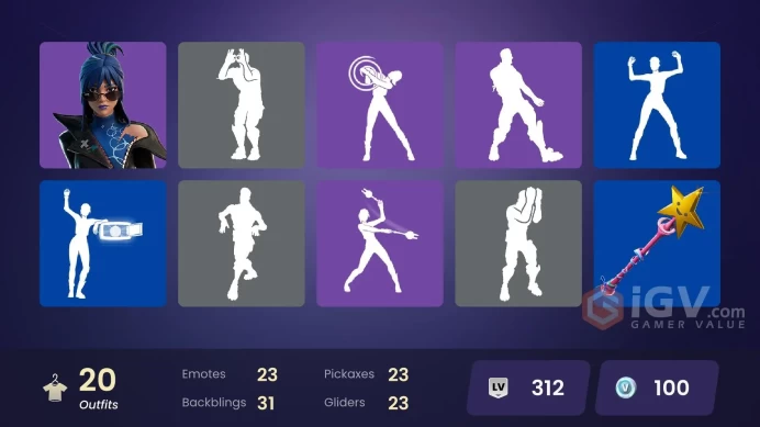 | PC/PSN | 20 SKINS | Omegarok | Spectra Knight | Kado Thorne | Antonia | Piper Pace | Oscar | Satoru Gojo | Astrea | Mae | 100 VBUCKS | FrCeH |
