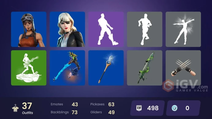 | PC/PSN/XBOX | 37 SKINS | 1-Ball | Rust | Nyanja | Yulejacket | Megalo Don | Renegade Rebel | Santa Dogg | Skull Commander | 0 VBUCKS | Fs89H |
