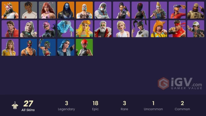 | PC/PSN | 27 SKINS | Ragnarok | Drift | Omen | Lt. Winter | Gale | Rook | Huntress | Slayer Juice WRLD | Carletta | 1000 VBUCKS | FsWfl |