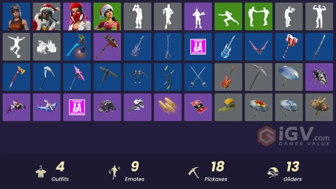 | PC/PSN/XBOX | 4 SKINS | Yulejacket | Santa Dogg | Renegade Raider | PJ Patroller | 400 VBUCKS | FozJv |