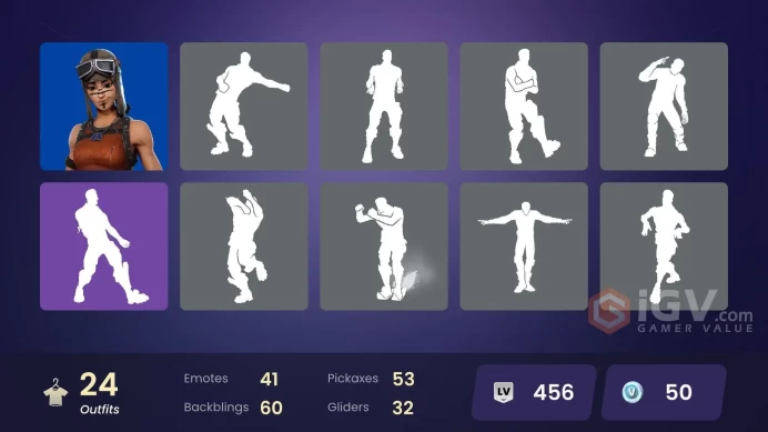 | PC/PSN | 24 SKINS | Dark Doggo | Undercover Skye | Chaos Director | Daigo | The Night Rose | Slayer Juice WRLD | Meowdas | 50 VBUCKS | Fs0wP |