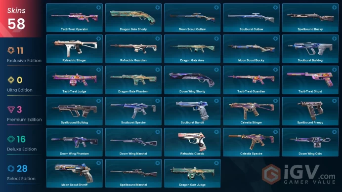 EU [ 58 TOP SKINS + 5 KNIFE ] RGX 11z Pro Karambit + Champions 2025 Vandal + Holo Meridian Vandal + Kuronami Vandal / full acces