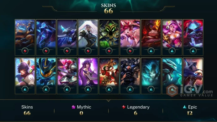 Euw E4(2Win0Lose %100 WR) - D2 MMR - 66 Skin - ADC main - 95 Champ - Full Acces- Instant Delivery- Safety